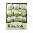 2 1/4 Inch Metallic Gold Floating Candles (288pcs/Case) Bulk
