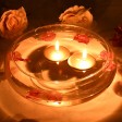 2 1/4 Inch Metallic Gold Floating Candles (288pcs/Case) Bulk