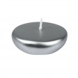 2 1/4 Inch Metallic Silver Floating Candles (96pcs/Case) Bulk