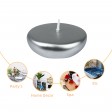 2 1/4 Inch Metallic Silver Floating Candles (288pcs/Case) Bulk
