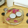 2 1/4 Inch Metallic Silver Floating Candles (24pc/Box)