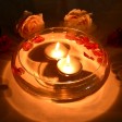 2 1/4 Inch Metallic Silver Floating Candles (96pcs/Case) Bulk