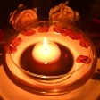 3 Inch Light Rose Floating Candles (12pc/Box)
