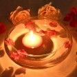 3 Inch Pink Floating Candles (144pcs/Case) Bulk