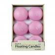 3 Inch Pink Floating Candles (72pcs/Case) Bulk
