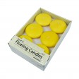 3 Inch Yellow Floating Candles (144pcs/Case) Bulk
