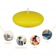 3 Inch Yellow Floating Candles (72pcs/Case) Bulk