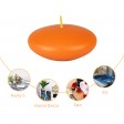 3 Inch Orange Floating Candles (12pc/Box)