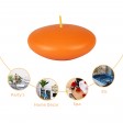 3 Inch Orange Floating Candles (72pcs/Case) Bulk