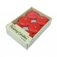 3 Inch Ruby Red Floating Candles (72pcs/Case) Bulk