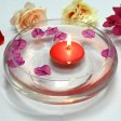 3 Inch Ruby Red Floating Candles (144pcs/Case) Bulk