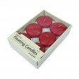 3 Inch Red Floating Candles (72pcs/Case) Bulk