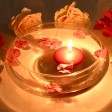 3 Inch Red Floating Candles (12pc/Box)