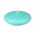 3 Inch Aqua Floating Candles (12pc/Box)