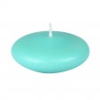 3 Inch Aqua Floating Candles (72pcs/Case) Bulk
