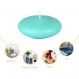 3 Inch Aqua Floating Candles (12pc/Box)