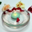 3 Inch Aqua Floating Candles (144pcs/Case) Bulk