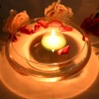 3 Inch Aqua Floating Candles (144pcs/Case) Bulk