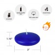 3 Inch Blue Floating Candles (144pcs/Case) Bulk