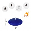 3 Inch Royal Blue Floating Candles (144pcs/Case) Bulk