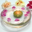 3 Inch Sage Green Floating Candles (12pc/Box)