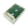 3 Inch Hunter Green Floating Candles (12pc/Box)