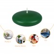 3 Inch Hunter Green Floating Candles (12pc/Box)