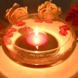 3 Inch Purple Floating Candles (72pcs/Case) Bulk