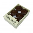 3 Inch Brown Floating Candles (144pcs/Case) Bulk