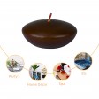 3 Inch Brown Floating Candles (144pcs/Case) Bulk