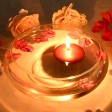 3 Inch Brown Floating Candles (144pcs/Case) Bulk