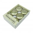 3 Inch Metallic Gold Floating Candles (12pc/Box)