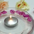 3 Inch Metallic Silver Floating Candles (12pc/Box)