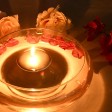 3 Inch Metallic Silver Floating Candles (12pc/Box)