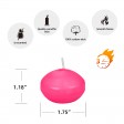 1 3/4 Inch Hot Pink Floating Candles (24pc/Box)