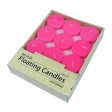 2 1/4 Inch Hot Pink Floating Candles (24pc/Box)