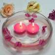 2 1/4 Inch Hot Pink Floating Candles (24pc/Box)