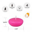 2 1/4 Inch Hot Pink Floating Candles (24pc/Box)