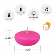 2 1/4 Inch Hot Pink Floating Candles (96pcs/Case) Bulk