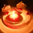 3 Inch Hot Pink Floating Candles (12pc/Box)