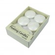 3 Inch Pearl White Floating Candles (12pc/Box)
