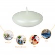 3 Inch Pearl White Floating Candles (12pc/Box)