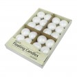 1 3/4 Inch Pearl White Floating Candles (24pc/Box)