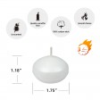 1 3/4 Inch Pearl White Floating Candles (24pc/Box)