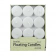 2 1/4 Inch Pearl White Floating Candles (24pc/Box)