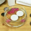 2 1/4 Inch Pearl White Floating Candles (96pcs/Case) Bulk