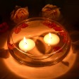 2 1/4 Inch Pearl White Floating Candles (96pcs/Case) Bulk
