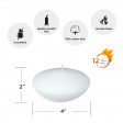 4 Inch White Floating Candles (24pcs/Case) Bulk