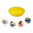 4 Inch Yellow Floating Candles (24pcs/Case) Bulk