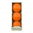 4 Inch Orange Floating Candles (3pc/Box)